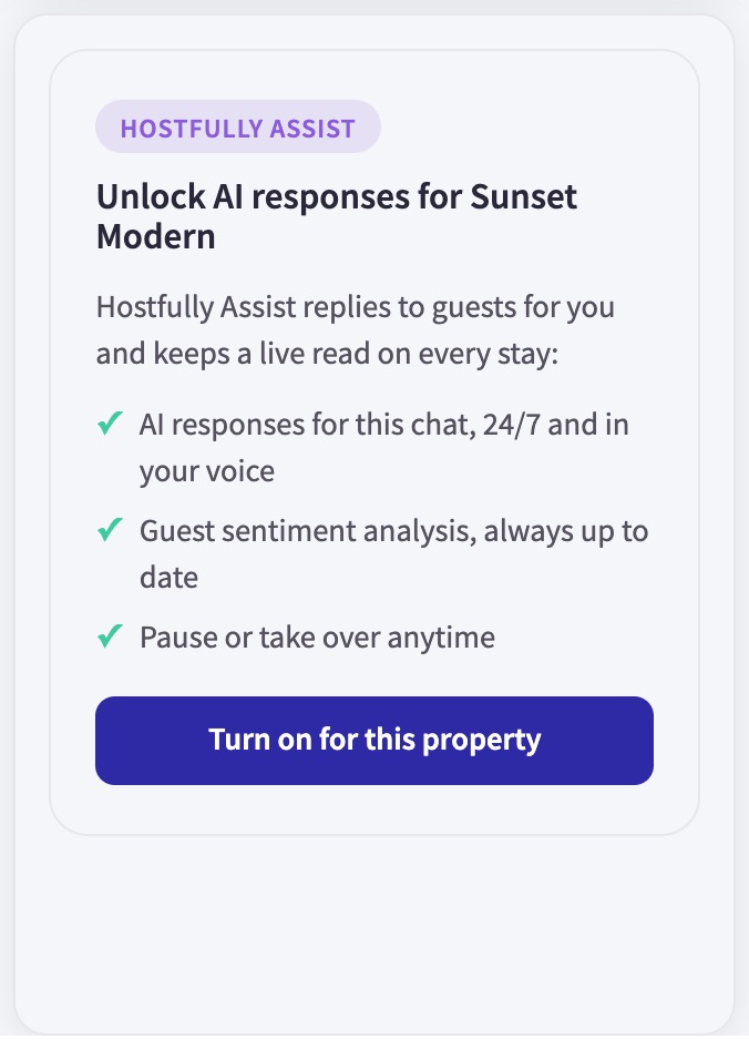 A property not covered by Assist