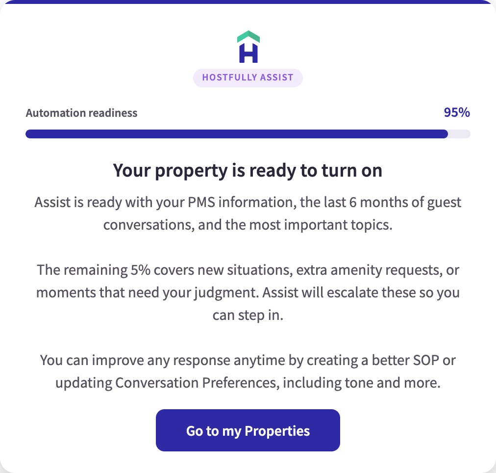 Automation readiness: 95%